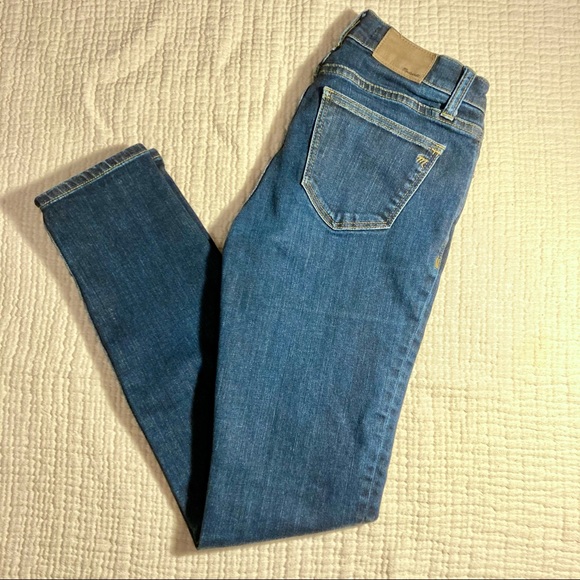 Madewell skinny skinny dark wash jeans, size 25 - Picture 3 of 5